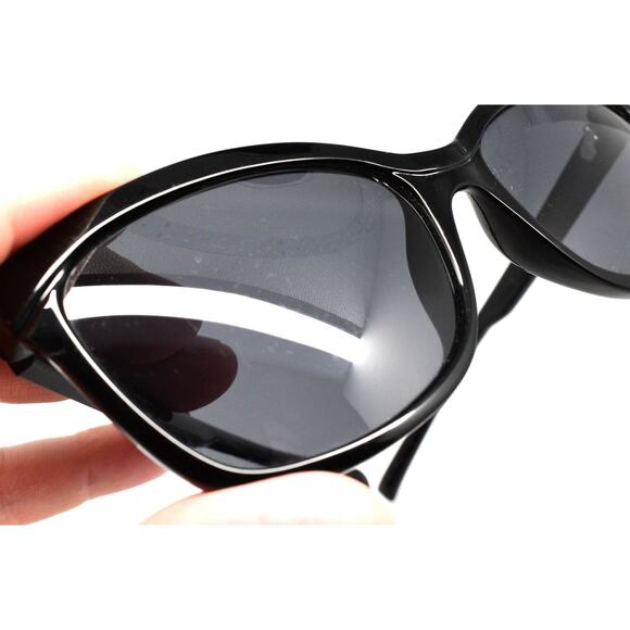 Cole Haan Black Polarized Women's Sunglasses - LENSES FAIR/FRAMES GOOD CONDITION - Picture 13 of 15